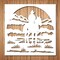 Cowboy Scene Stencil | Reusable Western Stencils for Painting on Wood, Glass, Wall, Rock, Fabric, Canvas, Glassware, Spray Painting, Airbrushing | 10"x 10"